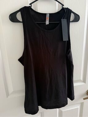 Black Sleeveless Tank Top - Womens